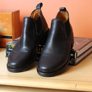 Cole Haan Men's Black Leather Angle Boots